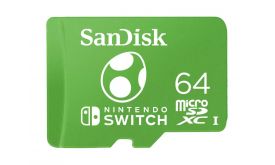 Sandisk MicroSDXC Extreme Nintendo Switch, 64GB Yoshi Edition memóriakártya (220029)